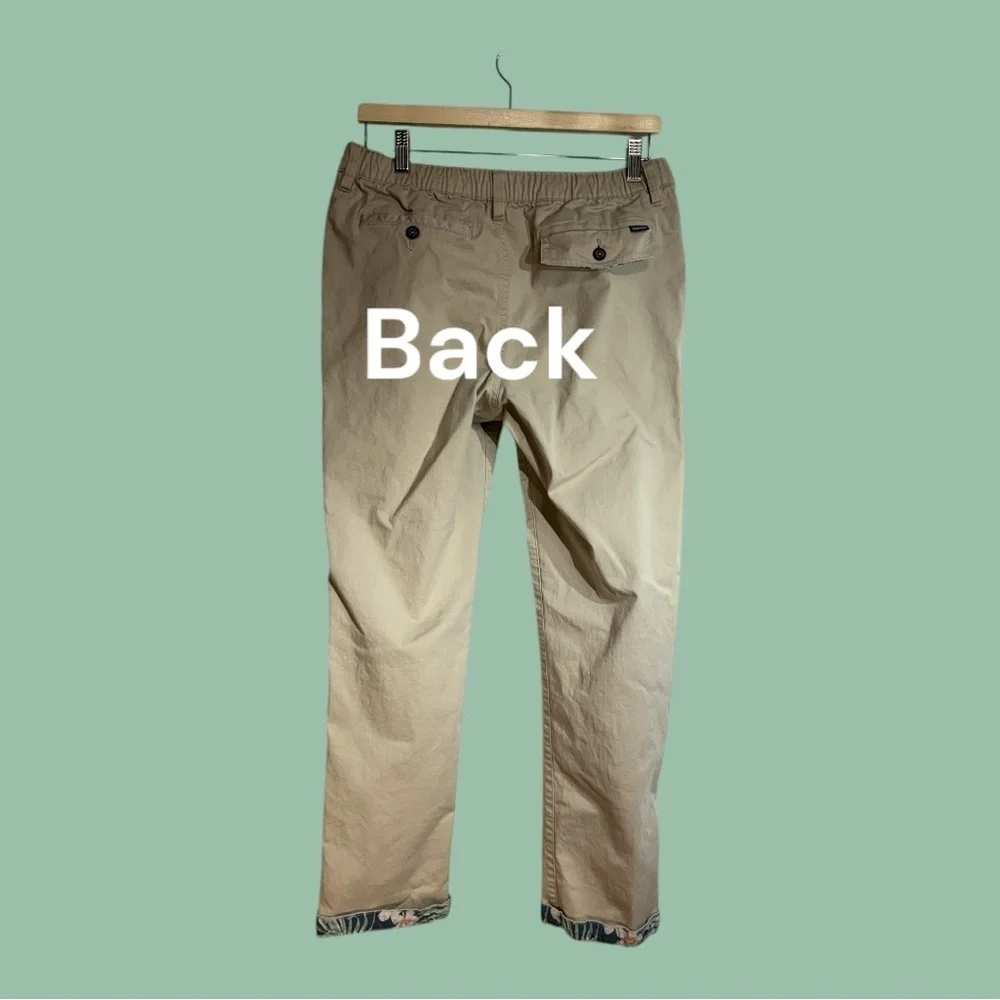 The Khakinator Stretch Twill Pants Elaatic Band Waist Resort-wear Print Pop M